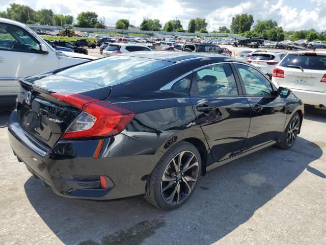 2HGFC2F82MH531424 - 2021 HONDA CIVIC SPORT Чорний фото 3
