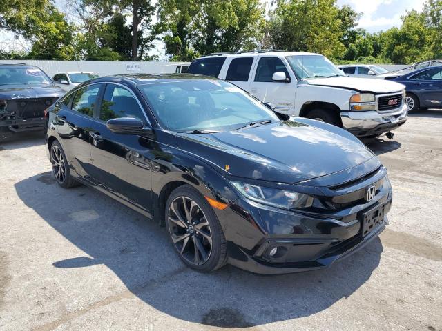 2HGFC2F82MH531424 - 2021 HONDA CIVIC SPORT Чорний фото 4