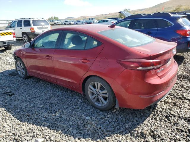 KMHD84LF6HU274109 - 2017 HYUNDAI ELANTRA SE RED photo 2