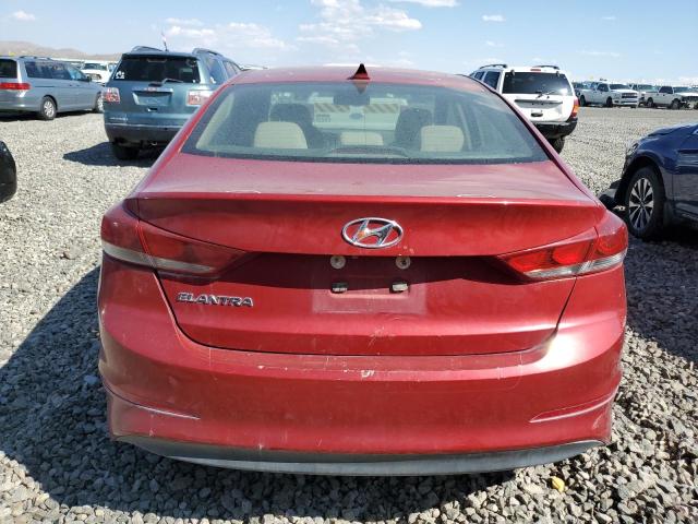 KMHD84LF6HU274109 - 2017 HYUNDAI ELANTRA SE RED photo 6