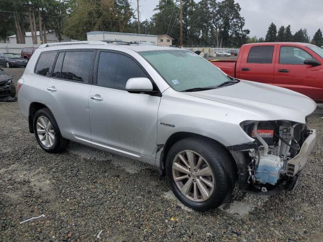 JTEEW44A282025332 - 2008 TOYOTA HIGHLANDER HYBRID LIMITED SILVER photo 4