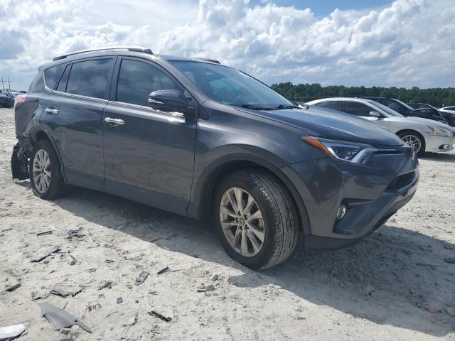 2T3YFREV2JW506257 - 2018 TOYOTA RAV4 LIMITED Մոխրագույն լուսանկար 4