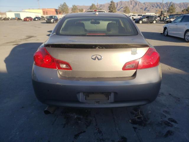 JNKCV61E19M013887 - 2009 INFINITI G37 BASE GRAY photo 6