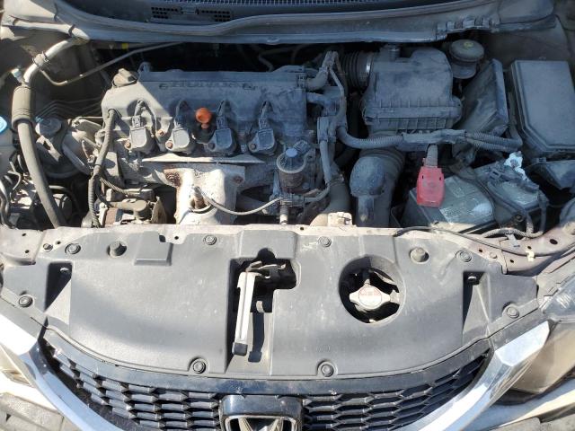 2HGFB2F57FH012011 - 2015 HONDA CIVIC LX RED photo 11