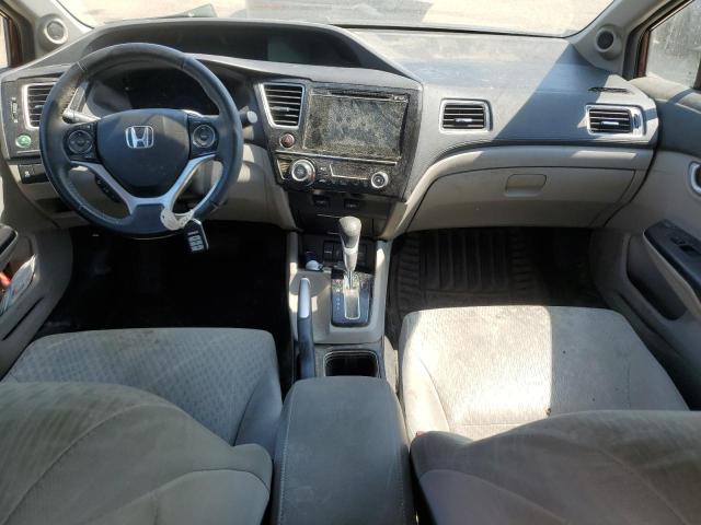 2HGFB2F57FH012011 - 2015 HONDA CIVIC LX RED photo 8