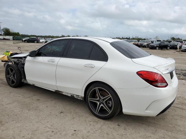 55SWF6EB7HU215568 - 2017 MERCEDES-BENZ C 43 4MATIC AMG WHITE photo 2