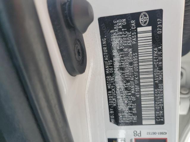 4T1BF1FK1FU086955 - 2015 TOYOTA CAMRY LE WHITE photo 12