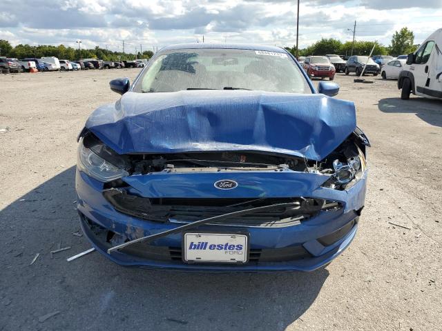 3FA6P0H75HR412679 - 2017 FORD FUSION SE BLUE photo 5