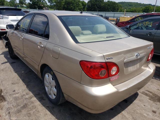 1NXBR32E75Z564734 - 2005 TOYOTA COROLLA CE TAN photo 3