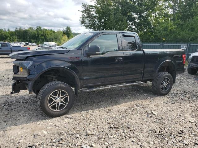 1FTFX1E50JFB07273 - 2018 FORD F150 SUPER CAB BLACK photo 1