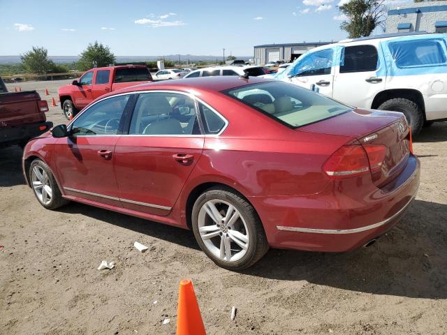 1VWBS7A39FC033278 - 2015 VOLKSWAGEN PASSAT SE RED photo 2