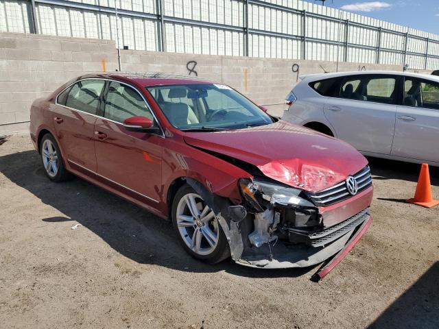 1VWBS7A39FC033278 - 2015 VOLKSWAGEN PASSAT SE RED photo 4