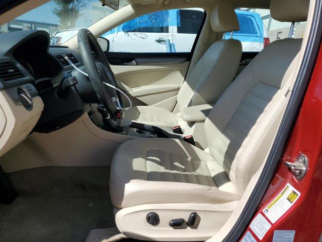 1VWBS7A39FC033278 - 2015 VOLKSWAGEN PASSAT SE RED photo 7