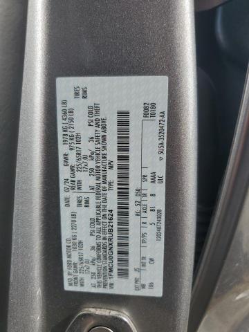 1FMCU0GNXRUB21624 - 2024 FORD ESCAPE ACTIVE ვერცხლისფერი ფოტო 13