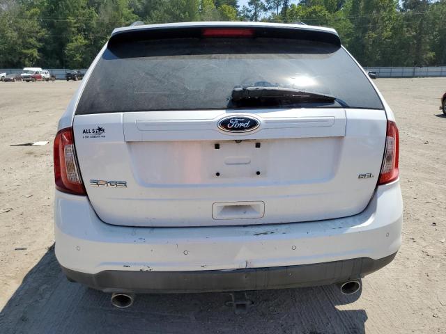 2FMDK3JCXEBA98719 - 2014 FORD EDGE SEL WHITE photo 6