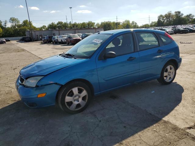 1FAHP37N07W346581 - 2007 FORD FOCUS ZX5 BLUE photo 1