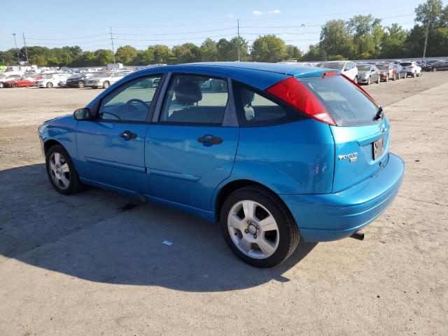 1FAHP37N07W346581 - 2007 FORD FOCUS ZX5 BLUE photo 2