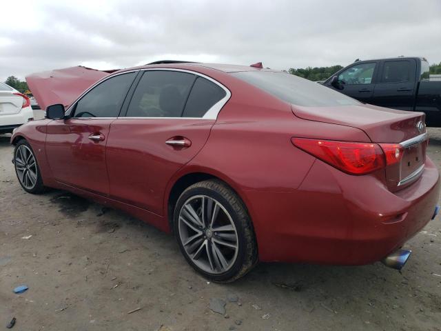JN1BV7AP5EM674727 - 2014 INFINITI Q50 BASE RED photo 2