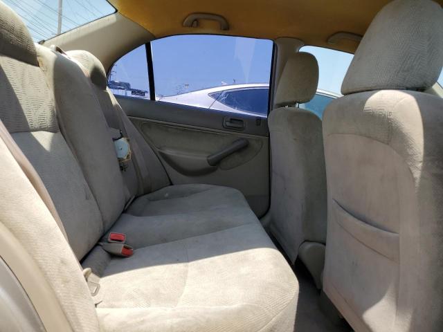 1HGES165X1L018435 - 2001 HONDA CIVIC LX TAN photo 10