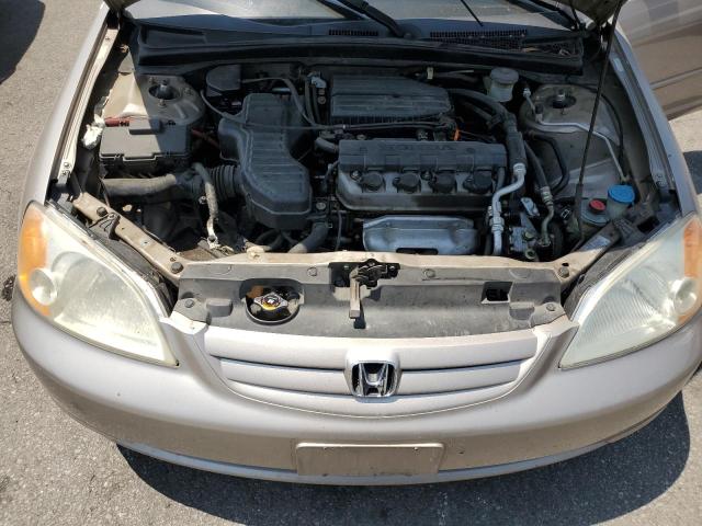 1HGES165X1L018435 - 2001 HONDA CIVIC LX TAN photo 11
