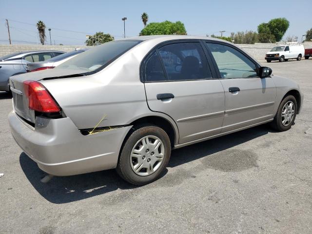 1HGES165X1L018435 - 2001 HONDA CIVIC LX TAN photo 3