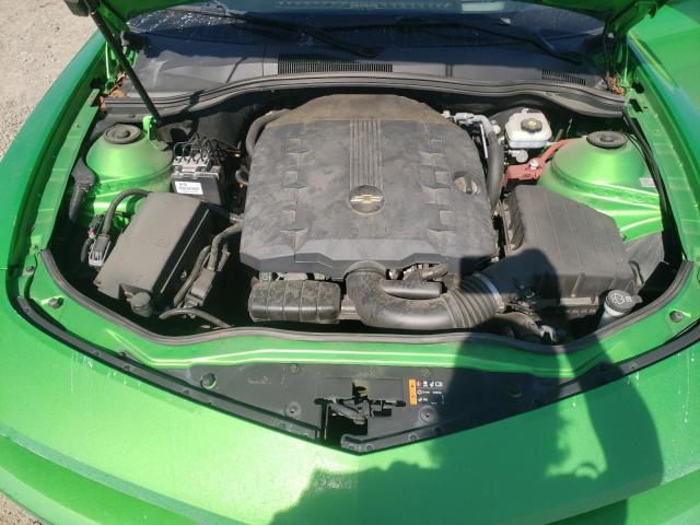 2G1FC1ED4B9131548 - 2011 CHEVROLET CAMARO LT GREEN photo 11