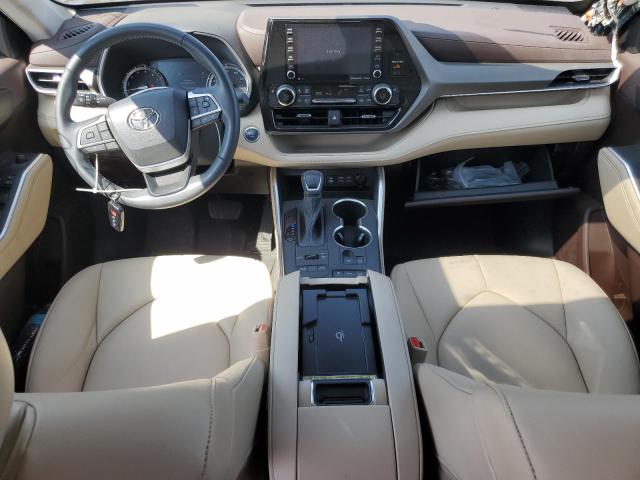 5TDGZRBH7NS595820 - 2022 TOYOTA HIGHLANDER XLE Niebieski zdjęcie 8