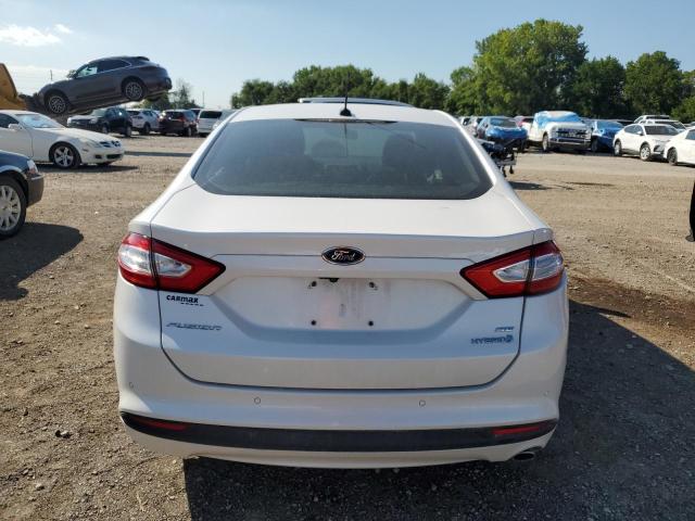 3FA6P0LU5GR156975 - 2016 FORD FUSION SE HYBRID Ақ фото 6