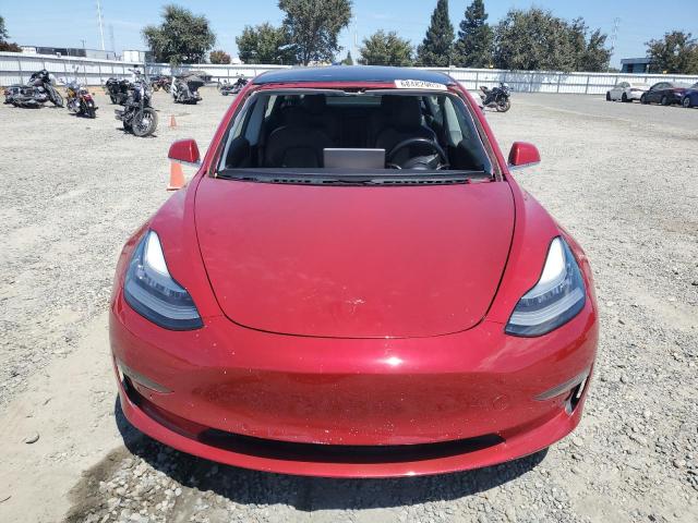 5YJ3E1EAXJF004646 - 2018 TESLA MODEL 3 RED photo 5