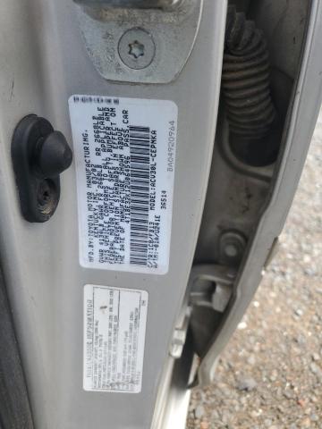 4T1BE32K12U064596 - 2002 TOYOTA CAMRY LE SILVER photo 12