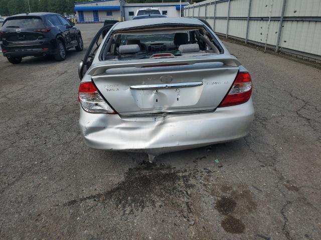4T1BE32K12U064596 - 2002 TOYOTA CAMRY LE SILVER photo 6