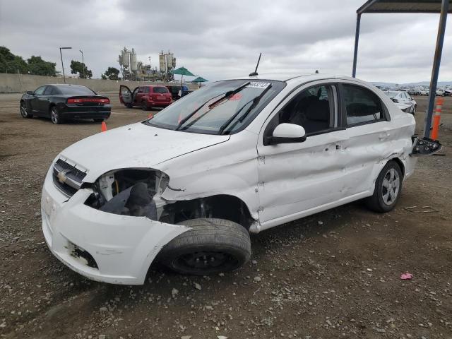 KL1TD56E59B662277 - 2009 CHEVROLET AVEO LS WHITE photo 1