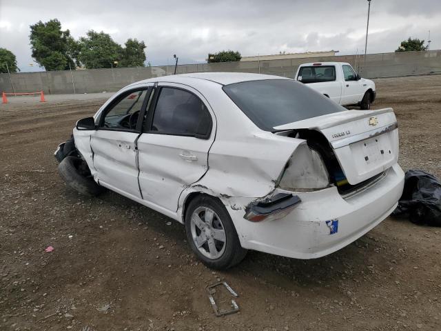 KL1TD56E59B662277 - 2009 CHEVROLET AVEO LS WHITE photo 2
