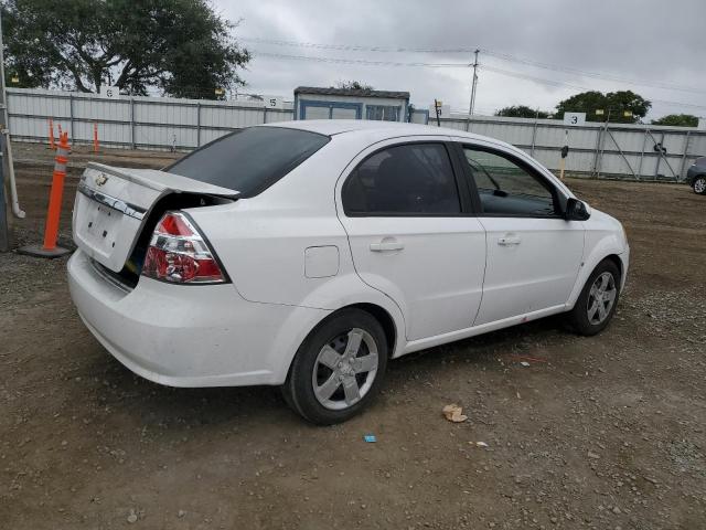 KL1TD56E59B662277 - 2009 CHEVROLET AVEO LS WHITE photo 3