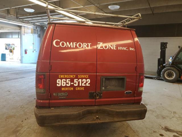 1FTSE34L72HB39773 - 2002 FORD ECONOLINE E350 SUPER DUTY VAN BURGUNDY photo 6