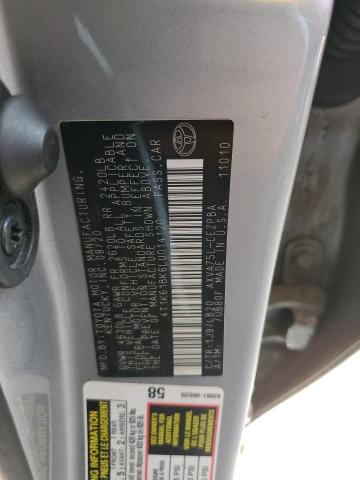 4T1K61BK6LU014120 - 2020 TOYOTA CAMRY XSE 银色 照片 12