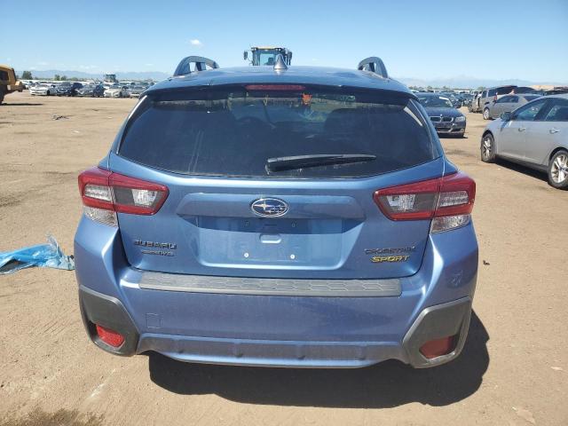 JF2GTHRC4MH289734 - 2021 SUBARU CROSSTREK SPORT BLUE photo 6