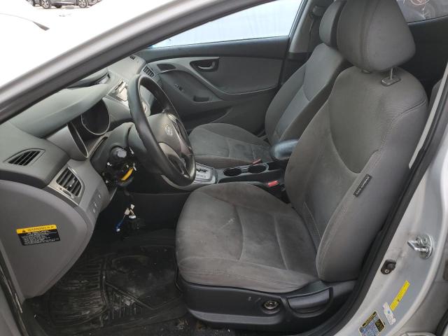 KMHDH4AE5DU813887 - 2013 HYUNDAI ELANTRA GLS SILVER photo 7