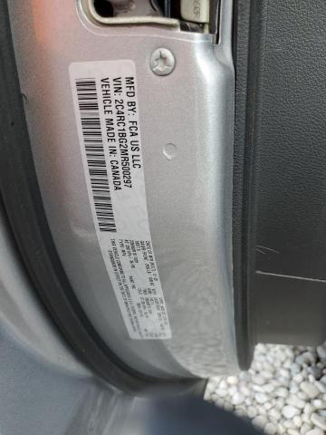 2C4RC1BG2MR500297 - 2021 CHRYSLER PACIFICA TOURING L Մոխրագույն լուսանկար 13