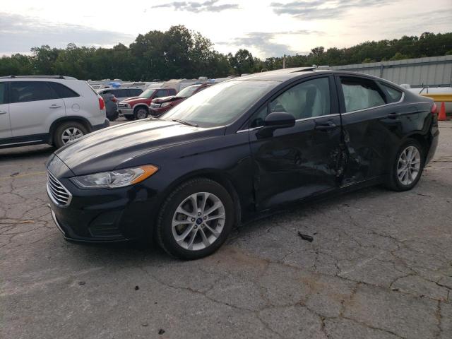 3FA6P0HD3LR108054 - 2020 FORD FUSION SE BLACK photo 1