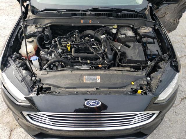 3FA6P0HD3LR108054 - 2020 FORD FUSION SE BLACK photo 11