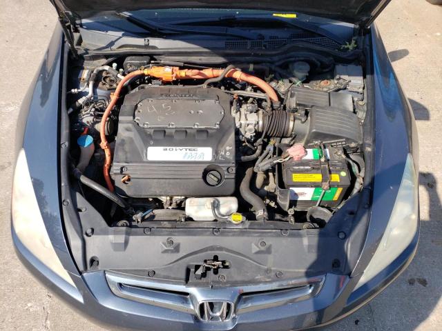 JHMCN36475C000690 - 2005 HONDA ACCORD HYBRID BLUE photo 11