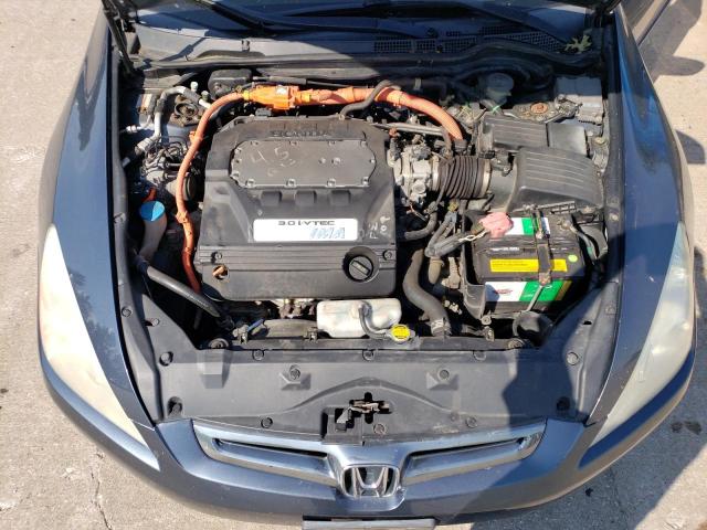 JHMCN36475C000690 - 2005 HONDA ACCORD HYBRID BLUE photo 7