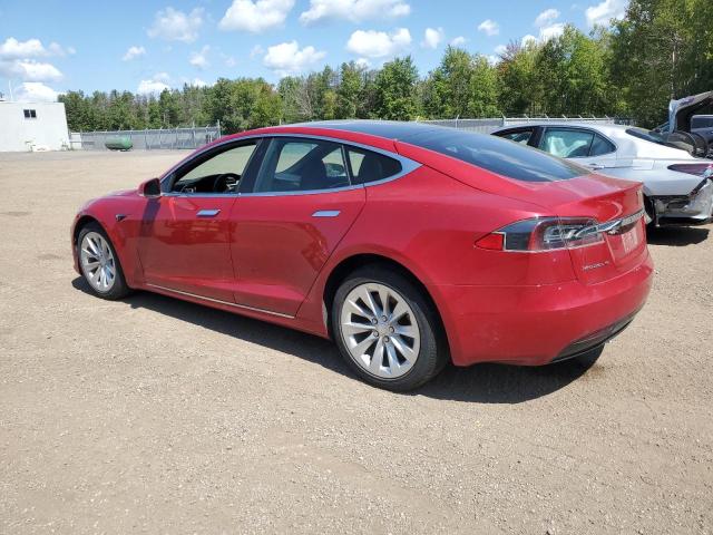 5YJSA1E26HF200643 - 2017 TESLA MODEL S RED photo 2