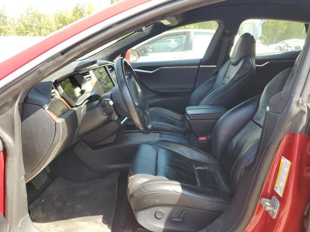 5YJSA1E26HF200643 - 2017 TESLA MODEL S 红色 照片 7