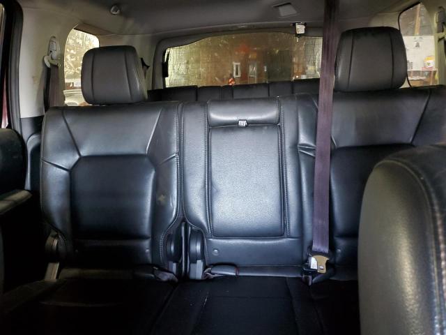 5FNYF4H54FB038110 - 2015 HONDA PILOT EXL BURGUNDY photo 10