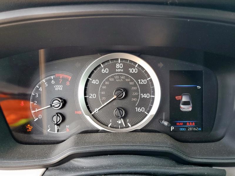 5YFEPMAE3NP366616 - 2022 TOYOTA COROLLA LE Niebieski zdjęcie 9