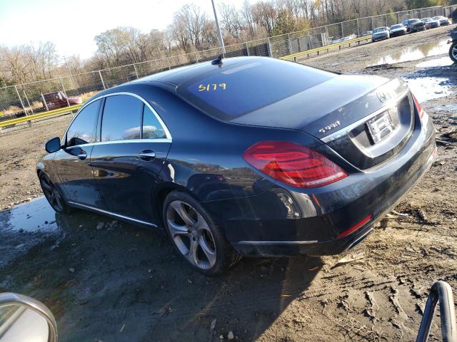 WDDUG8FB2FA125515 - 2015 MERCEDES-BENZ S 550 4MATIC BLACK photo 2