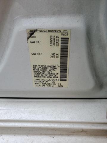 1N4AL3AP2JC279949 - 2018 NISSAN ALTIMA 2.5 Ақ фото 12