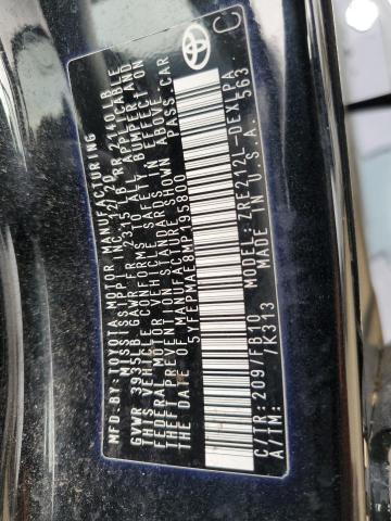 5YFEPMAE8MP195800 - 2021 TOYOTA COROLLA LE أسود صورة 13